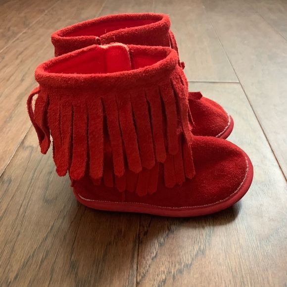Infant Girl fringe boots - Picture 3 of 7